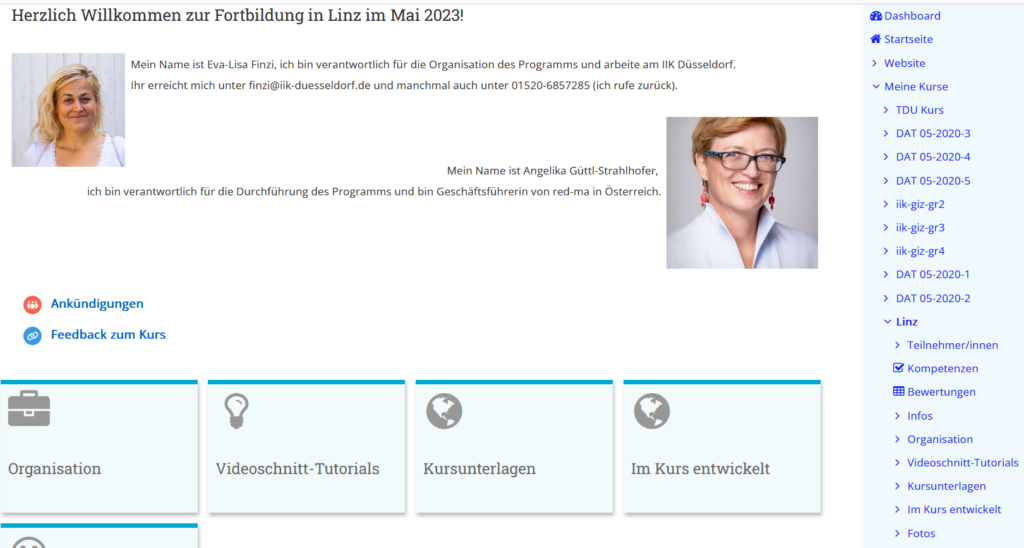 Linz Fortbildung Moodle